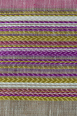 Image showing Multi color fabric texture samples