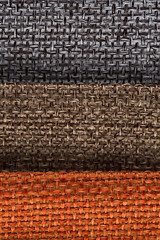 Image showing Multi color fabric texture samples