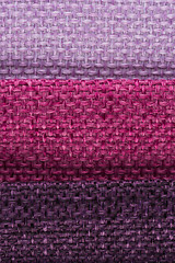 Image showing Multi color fabric texture samples