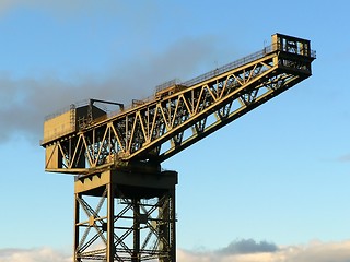 Image showing Ship crane