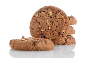 Image showing Chocolate chip cookies