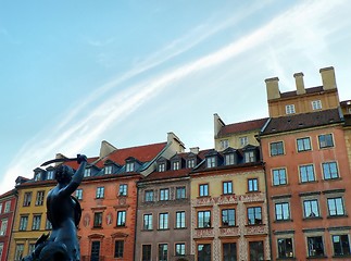 Image showing Old town square in Warsaw