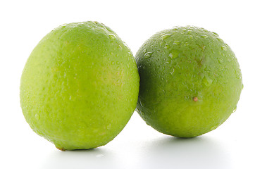 Image showing Fresh green limes