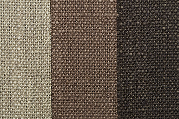 Image showing Brown fabric texture