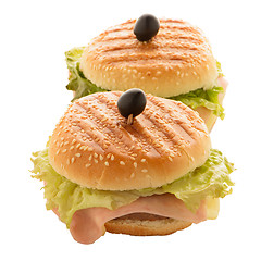 Image showing Hamburgers