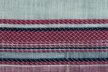 Image showing Multi color fabric texture samples