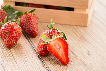 Image showing Strawberries