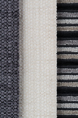 Image showing Multi color fabric texture samples