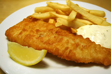 Image showing Fish and chips