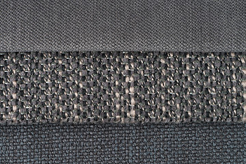 Image showing Grey fabric texture 