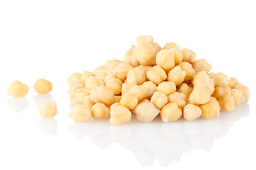 Image showing Pile of chickpeas