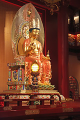 Image showing Golden buddha statue