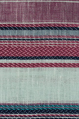 Image showing Multi color fabric texture samples