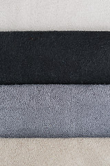 Image showing Multi color fabric texture samples