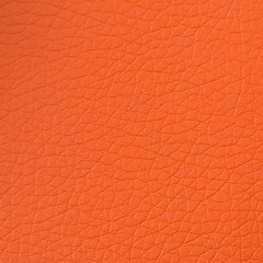 Image showing Orange leather