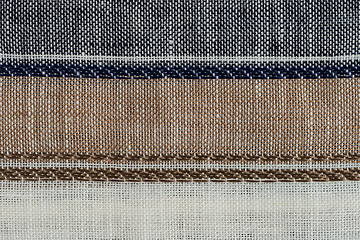 Image showing Brown fabric texture