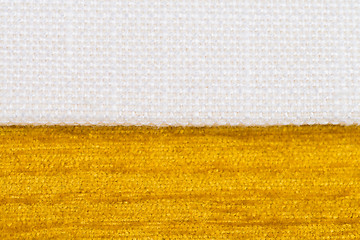 Image showing Yellow fabric