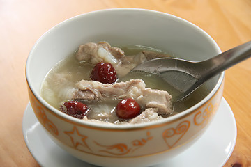 Image showing Chinese pork soup
