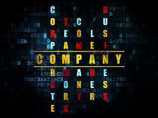 Image showing Business concept: word Company in solving Crossword Puzzle