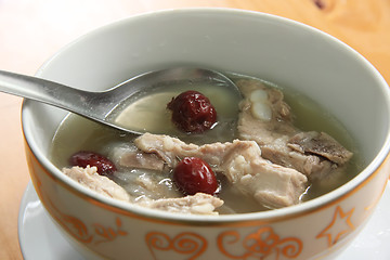 Image showing Chinese pork soup