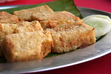 Image showing Fried tofu