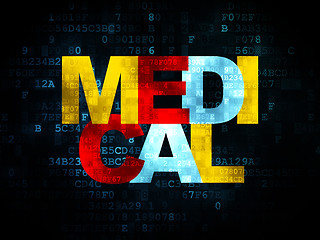 Image showing Healthcare concept: Medical on Digital background