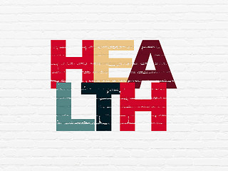 Image showing Medicine concept: Health on wall background