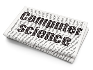 Image showing Science concept: Computer Science on Newspaper background