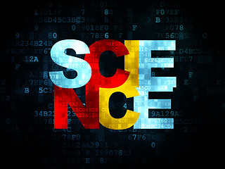 Image showing Science concept: Science on Digital background