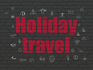 Image showing Travel concept: Holiday Travel on wall background