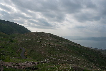 Image showing Israeli landscape near Kineret lake