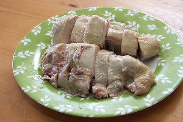 Image showing Sliced chicken breast