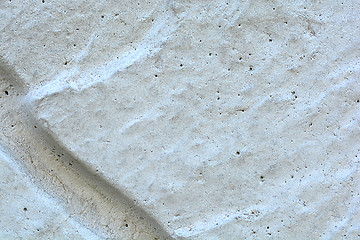 Image showing White brick wall for background or texture