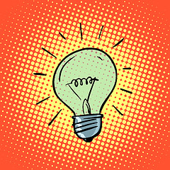 Image showing Light bulb electricity symbol ideas
