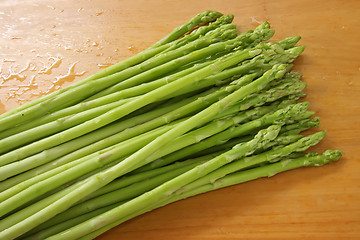 Image showing Fresh asparagus