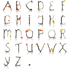 Image showing Autumn Alphabet