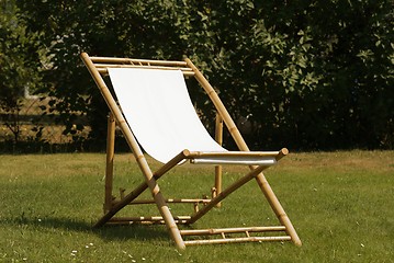 Image showing deck chair