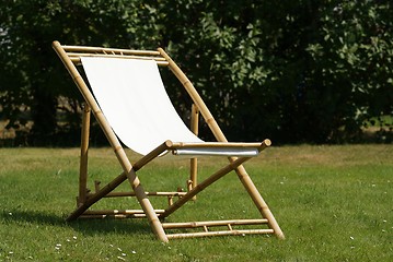 Image showing deck chair