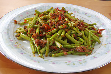 Image showing Spicy asparagus