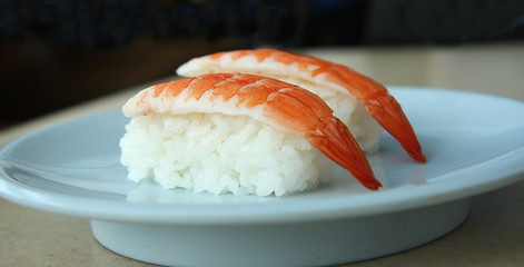 Image showing Ebi sushi