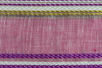 Image showing Multi color fabric texture samples