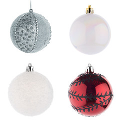 Image showing Christmas ball decorations