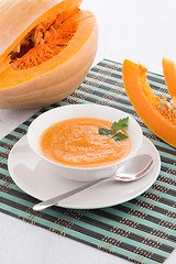 Image showing Pumpkin soup 