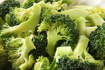 Image showing Broccoli pieces