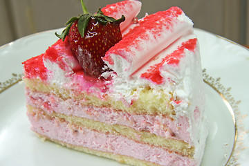 Image showing Strawberry cake