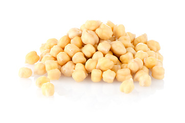 Image showing Pile of chickpeas