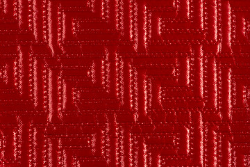 Image showing Red vinyl texture