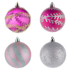 Image showing Christmas ball decorations