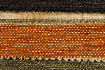 Image showing Multi color fabric texture samples