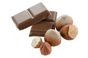 Image showing Chocolate parts